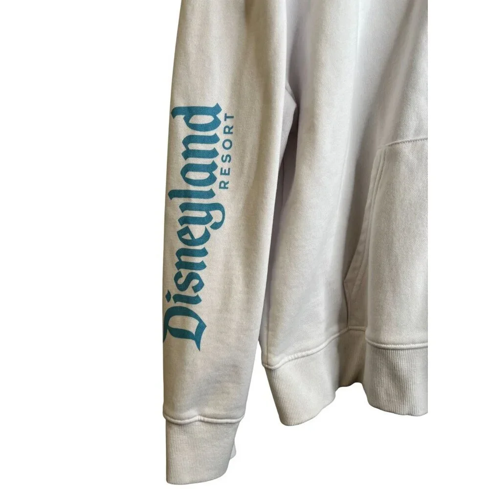 Disneyland Resort Zip Hoodie Size XL Disney Castle Sleeping Beauty Cinderella